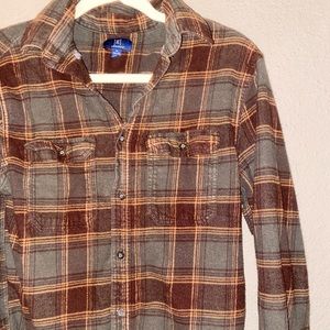 George brown and green flannel